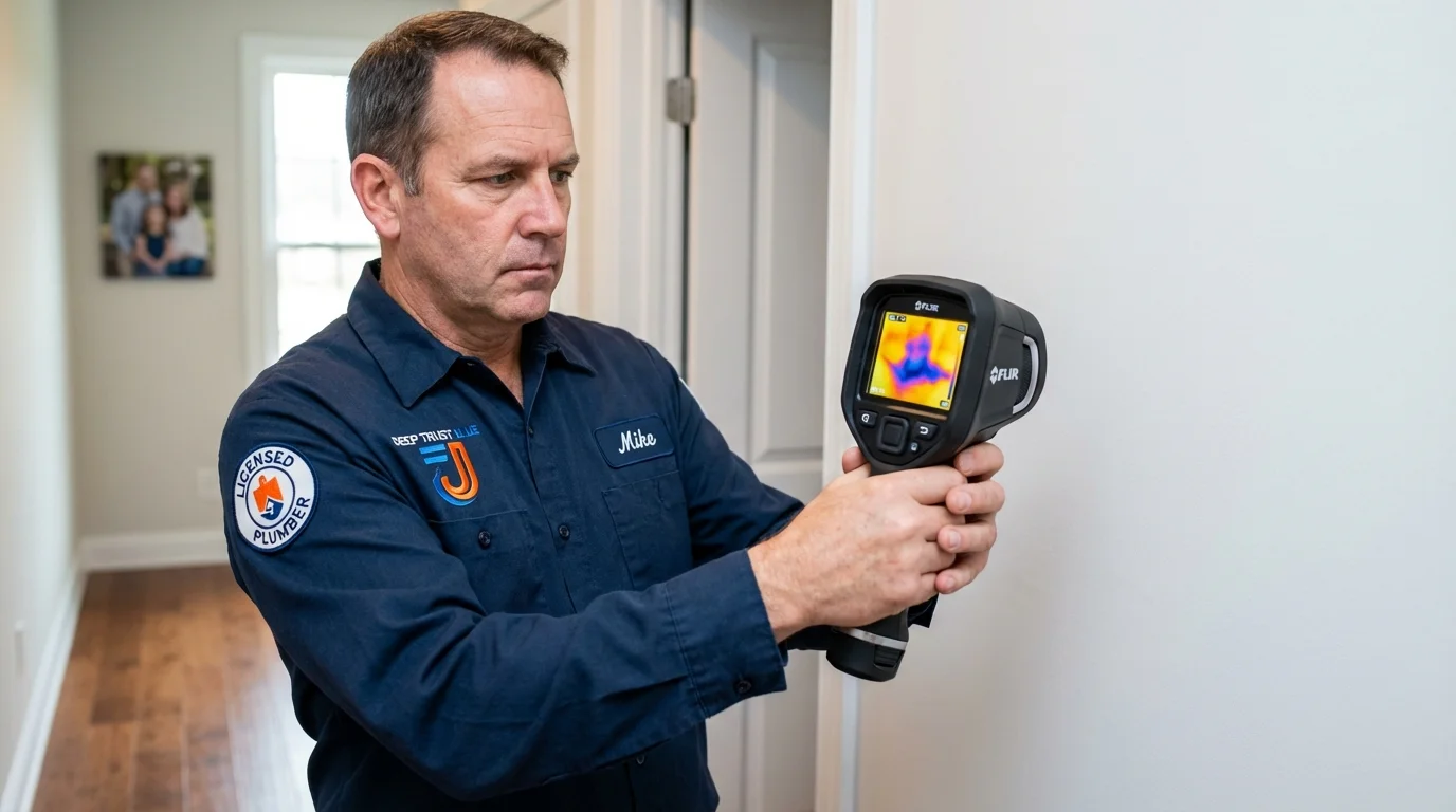 Thermal imaging leak detection by Johns Plumbing LLC in Boise City